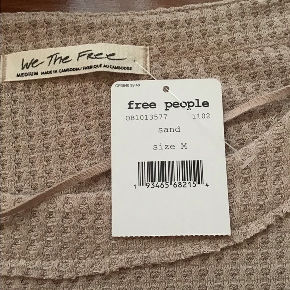 NWT Free People North Shore Thermal Top - Picture 3 of 8